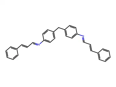 N,N'-biscinnamal-4,4'-methylene dianiline structure