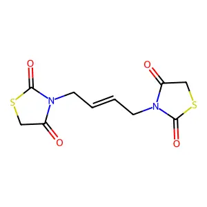 C10H10N2O4S2 structure