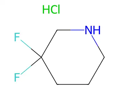 3,3-Difluoropiperidine, chloride structure
