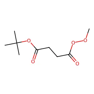 4-tert-Butoxy-4-oxobutane-peroxoic acid methyl ester structure