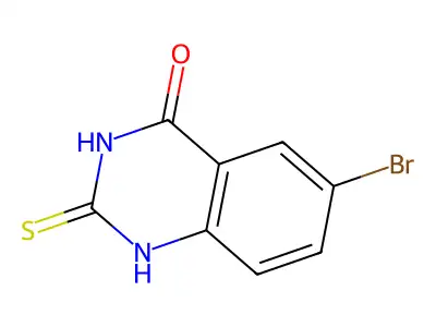 6-Bromo-2-thioxo-2,3-dihydroquinazolin-4(1H)-one structure