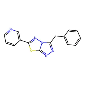 3-Benzyl-6-(3-pyridinyl)[1,2,4]triazolo[3,4-b][1,3,4]thiadiazole structure