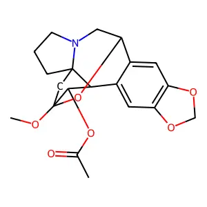 Cephalotaxine, 2,11-epoxy-1,2-dihydro-, acetate (ester), (2alpha,11alpha)- structure