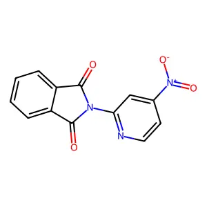 2-(4-Nitro-2-pyridinyl)isoindole-1,3-dione structure