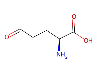 α-氨基-δ-氧代戊酸 structure