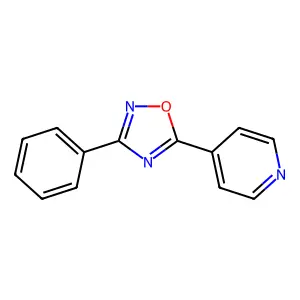 4-(3-Phenyl-1,2,4-oxadiazol-5-yl)pyridine structure