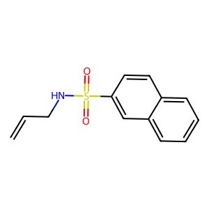 N-prop-2-enylnaphthalene-2-sulfonamide structure
