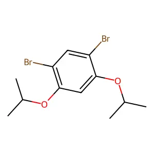 1,5-Dibromo-2,4-di(propan-2-yloxy)benzene structure