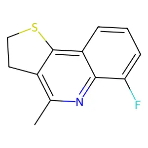 6-Fluoro-4-methyl-2,3-dihydrothieno[3,2-c]quinoline structure