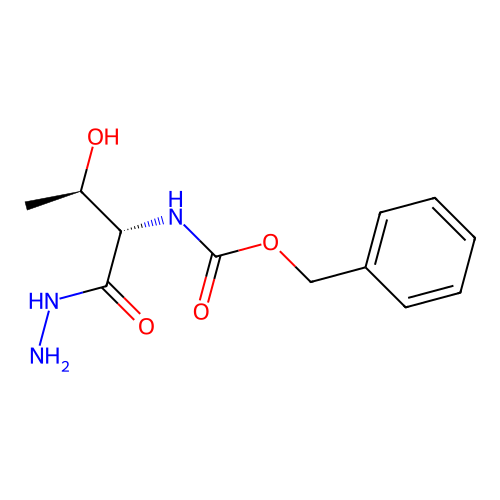 Z-L-threonine hydrazide structure
