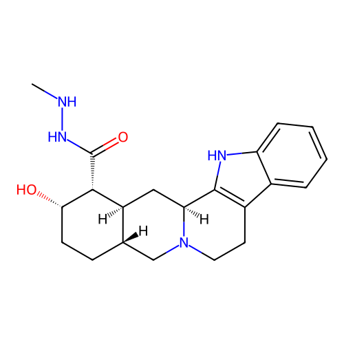 N-Methyl-N'-yohimbohydrazide structure