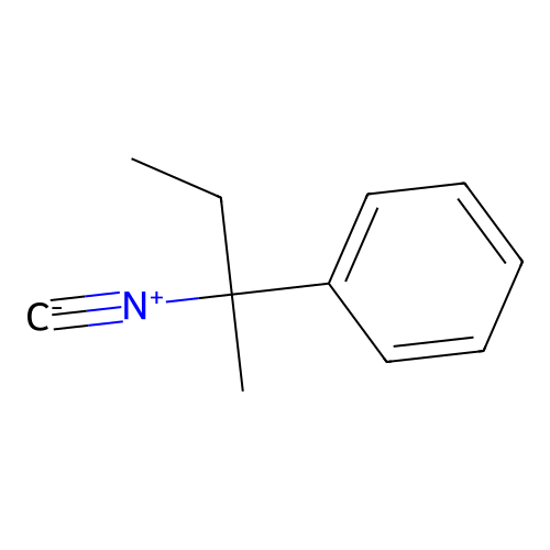 2-Isocyanobutan-2-ylbenzene structure