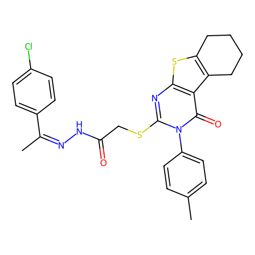 C27H25ClN4O2S2 structure