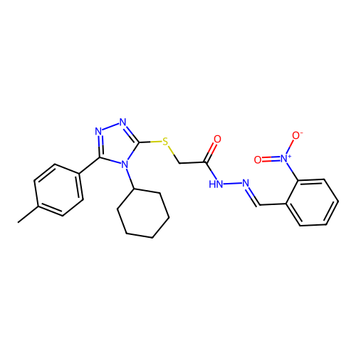 C24H26N6O3S structure