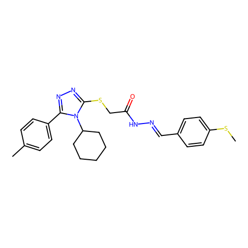 C25H29N5OS2 structure