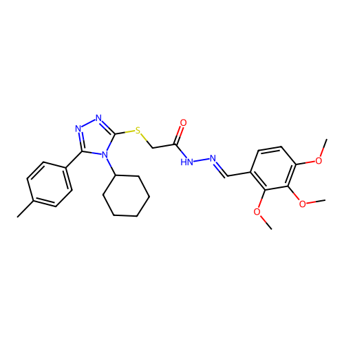 C27H33N5O4S structure