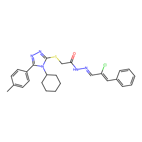 C26H28ClN5OS structure