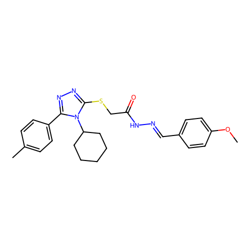 C25H29N5O2S structure