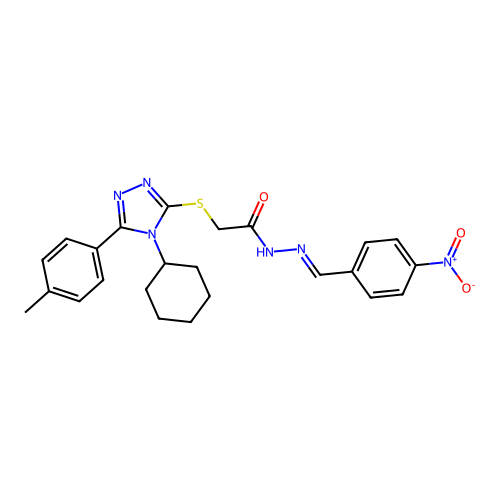 C24H26N6O3S structure