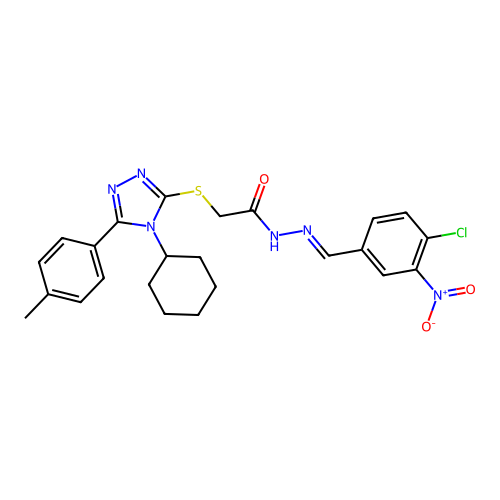 C24H25ClN6O3S structure