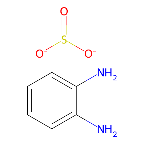 Benzene-1,2-diamine sulfite structure