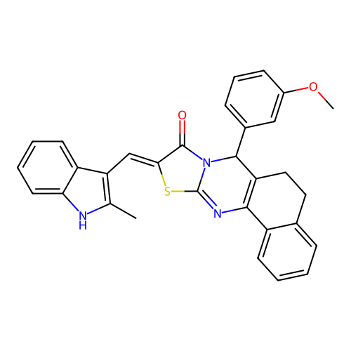 C31H25N3O2S structure