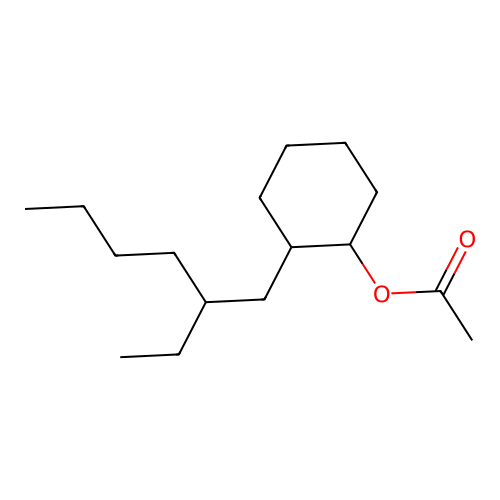2-(2-Ethylhexyl)cyclohexyl acetate structure
