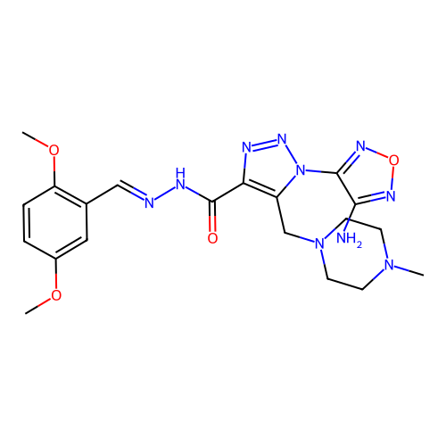 C20H26N10O4 structure