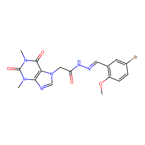C17H17BrN6O4 structure