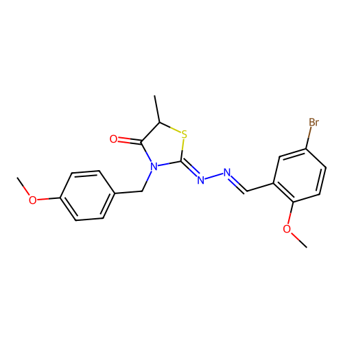 C20H20BrN3O3S structure