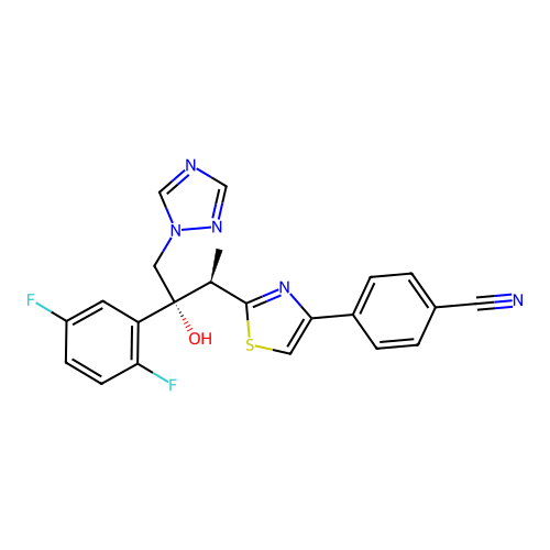 艾沙康唑 structure