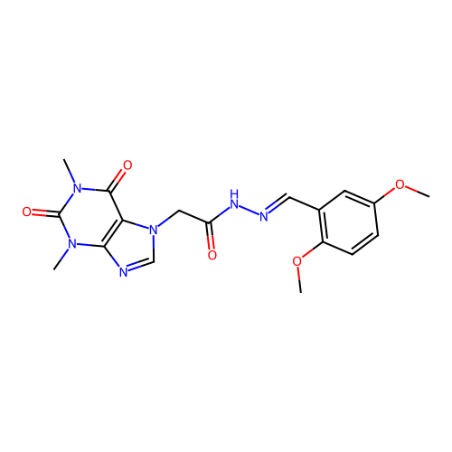 C18H20N6O5 structure