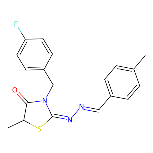 C19H18FN3OS structure
