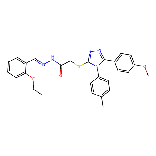C27H27N5O3S structure