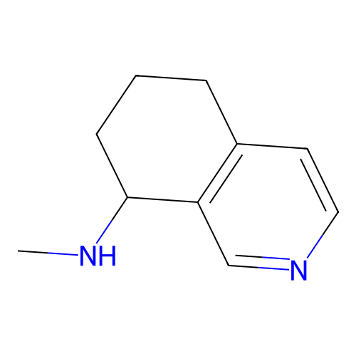 N-methyl-5,6,7,8-tetrahydroisoquinolin-8-amine structure