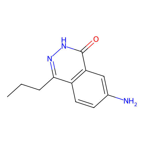 7-amino-4-propyl-2H-phthalazin-1-one structure