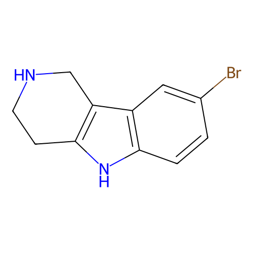 8-bromo-2,3,4,5-tetrahydro-1H-pyrido[4,3-b]indole structure