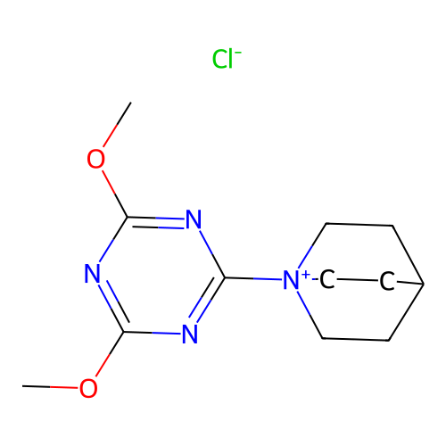1-(4,6-Dimethoxy-1,3,5-triazin-2-yl)-1-azoniabicyclo[2.2.2]octane chloride structure