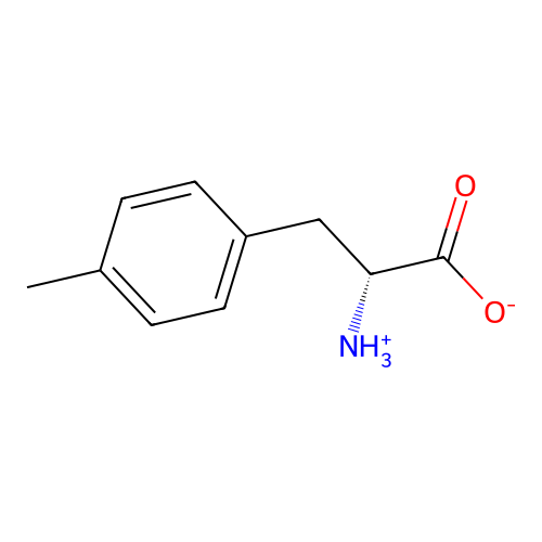(2R)-2-azaniumyl-3-(4-methylphenyl)propanoate structure