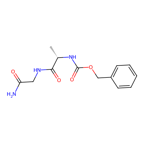 Z-Ala-Gly-NH2 structure