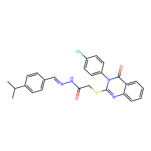 C26H23ClN4O2S structure
