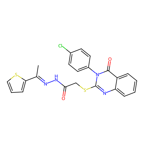 C22H17ClN4O2S2 structure