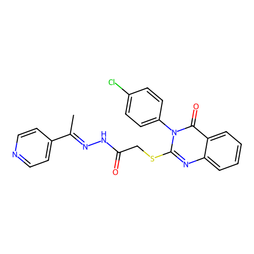 C23H18ClN5O2S structure