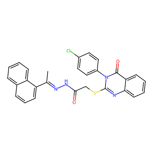 C28H21ClN4O2S structure