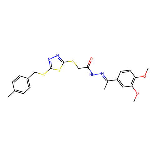C22H24N4O3S3 structure