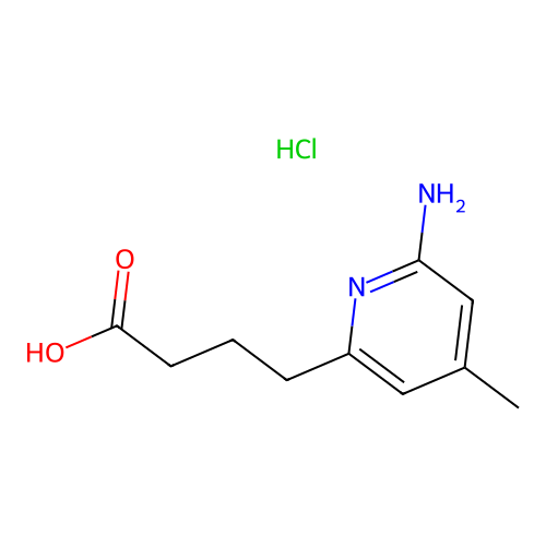 4-(6-Amino-4-methyl-2-pyridinyl)butanoic acid hydrochloride structure