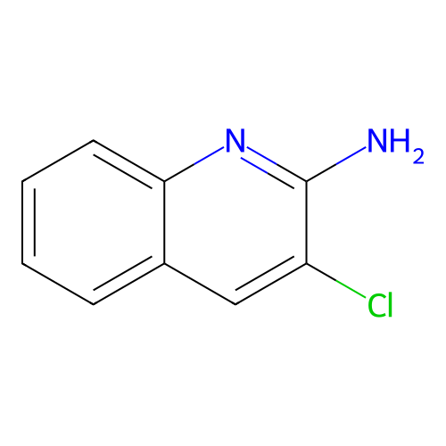 3-Chloroquinolin-2-amine structure
