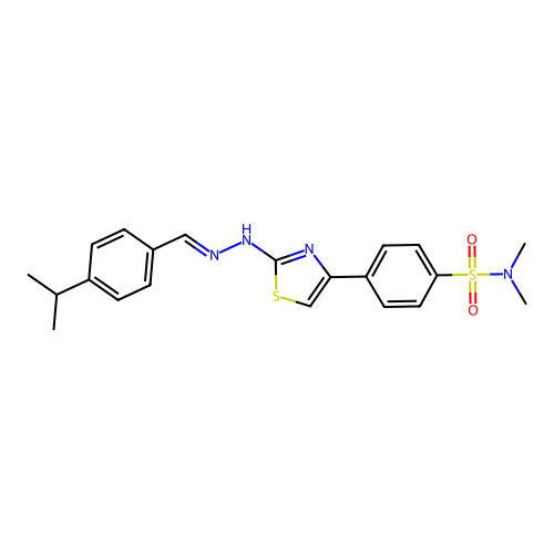 C21H24N4O2S2 structure