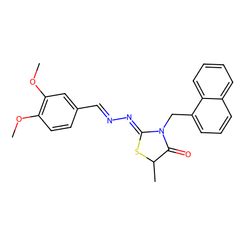 C24H23N3O3S structure