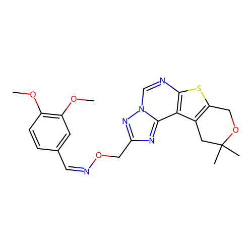 C22H23N5O4S structure